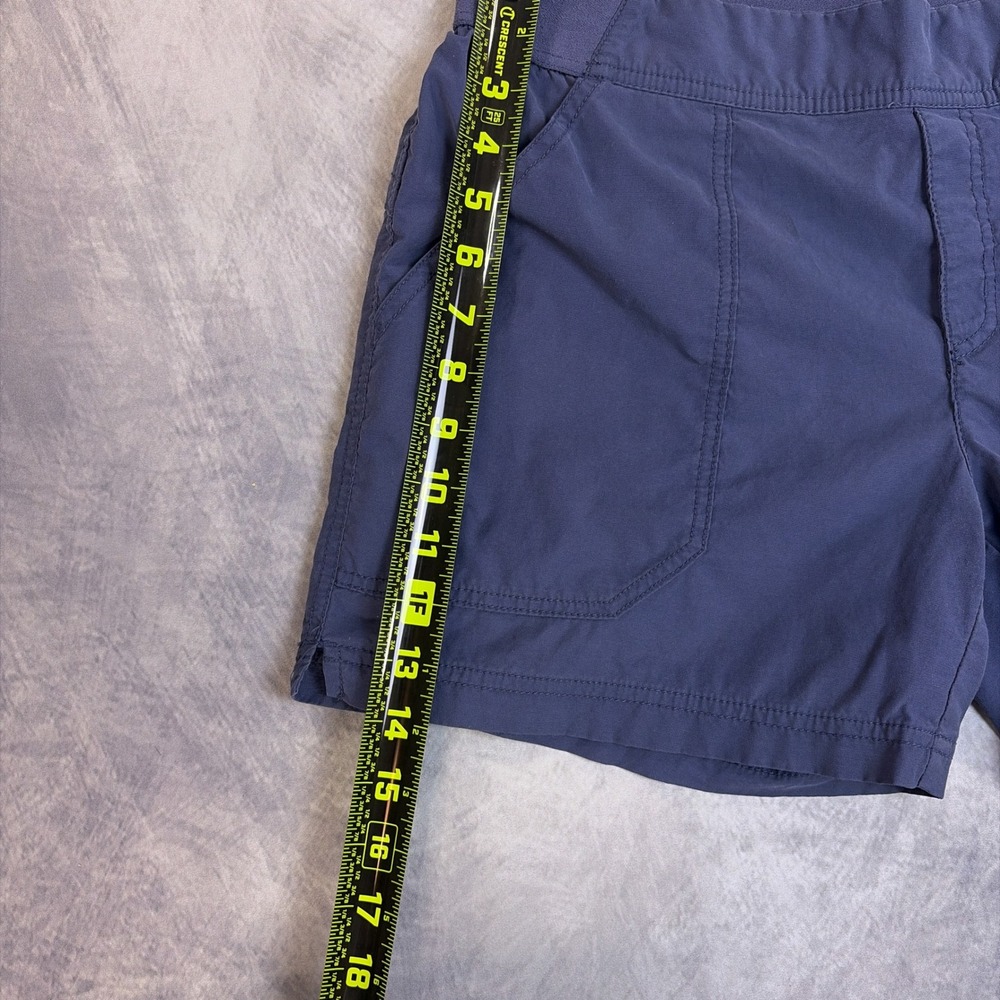 Columbia Womens Navy Blue Hiking Shorts Elastic Waist Stretch Size M Regular - Picture 6 of 11